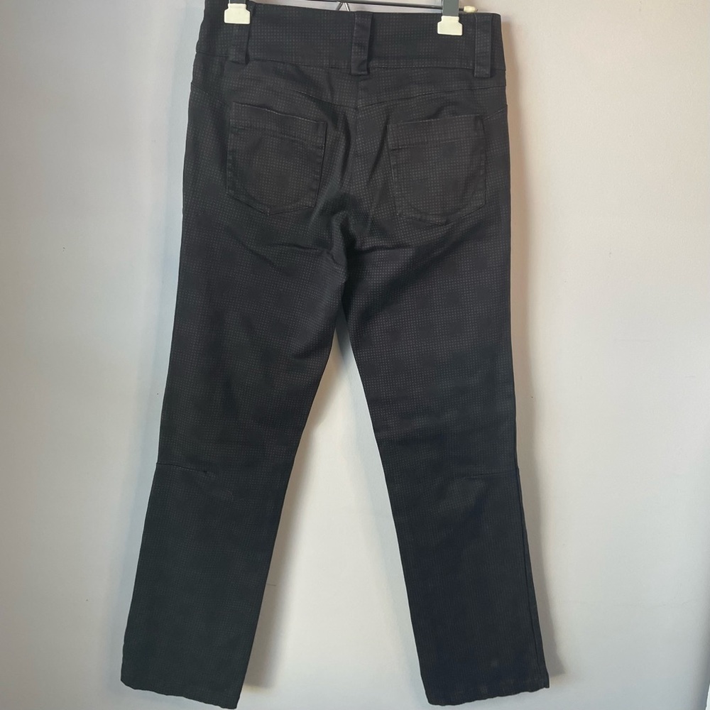 Puma Black Checkered Gray Dot Pattern Double Butt… - image 4